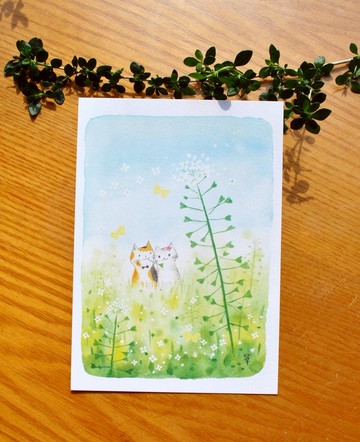 在一起的時光 明信片