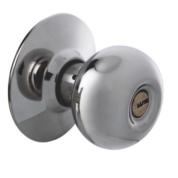 加安喇叭鎖 C1300大套盤 卡巴鎖匙 房門鎖 不銹鋼拋光(銀色) 裝置距離60mm