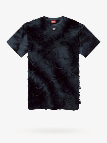 Cotton t-shirt with  floating net effect - DIESEL - gender_Man