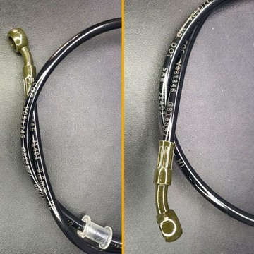 臺灣發貨>二輪三輪電動車電摩碟剎油管油剎管制動油管鋼絲管通用型M10XJG