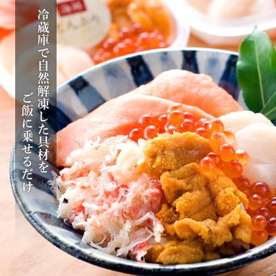 ふるさと納税 千歳市 北海道といえば!海鮮丼の具 60g×4個セット