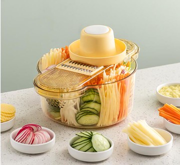 物鳴切菜神器土豆絲切絲神器家用廚房多功能粗絲切片刨絲器擦絲器【摩可美家】