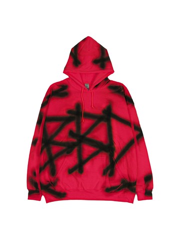 BBD Sprayed Custom Gildan Hoodie [RED]