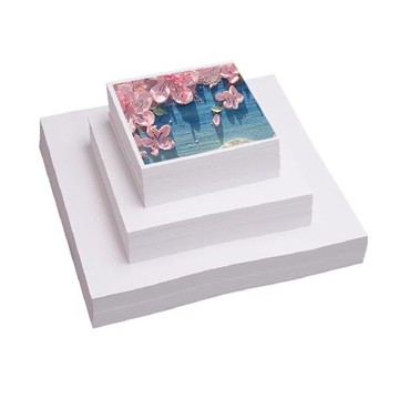 【15x15cm】300磅油畫棒專用紙(50入)