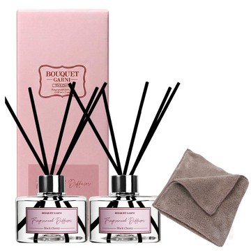 Bouquet Garni 室內擴香瓶2入（黑櫻桃﹧200ml）Bouquet Garni《送攜帶型小方巾》