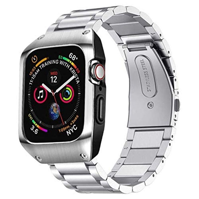 EloBeth Apple Watchバンド 44mm Series 4/5/6/SE ケース付き