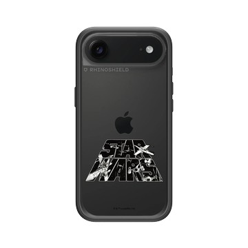 iPhone Air Mod NX -邊框背蓋組合 (相機按鈕) 黑 - 迪士尼-星際大戰 Star Wars - Spaceship Logo-經典
