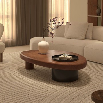 【含稅/免運】 古風實木茶桌茶幾客廳家用異形新款簡約小戶型設計師創意民宿原木