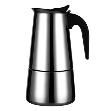 FANCY LIFE 不鏽鋼摩卡壺，耐高溫食品級金屬材質  1個