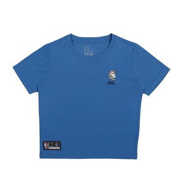 NBA DALLAS MAVERICKS 兒童T恤 短袖休閒上衣 藍色 中性款 35261028 82 noB35