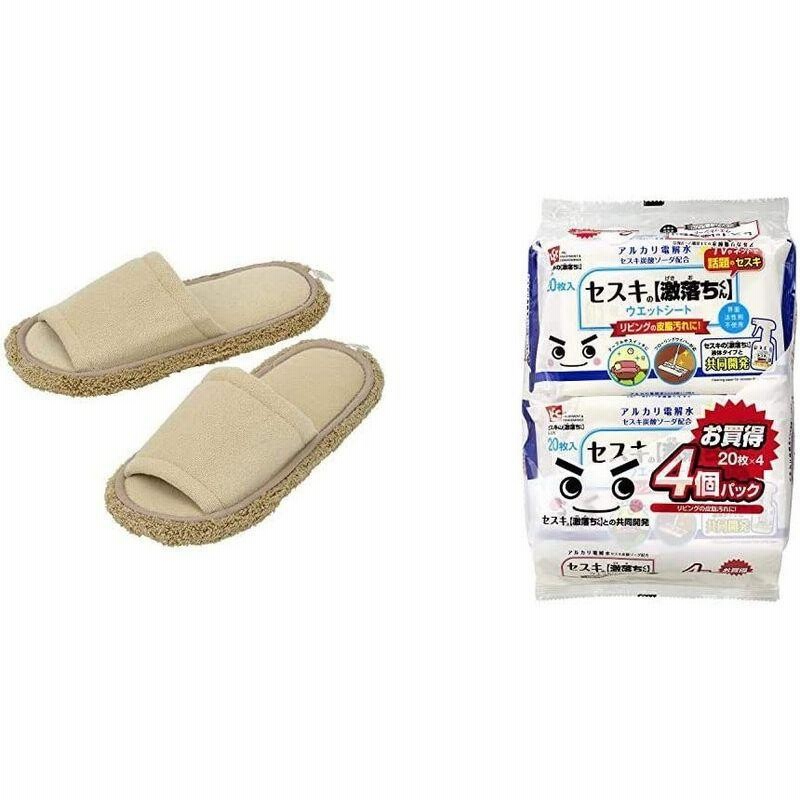 海外 レック 激落ち おそうじスリッパ Lサイズ ネイビー 1足