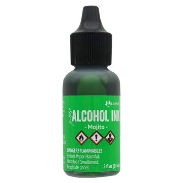 Ranger 酒精墨水 14ML MOJITO 莫西多調酒深綠 RG-70207，設計繪畫、手作彩繪  1瓶