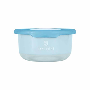『HOUSUXI‧舒希』不鏽鋼雙層隔熱碗 – 經典藍420ml