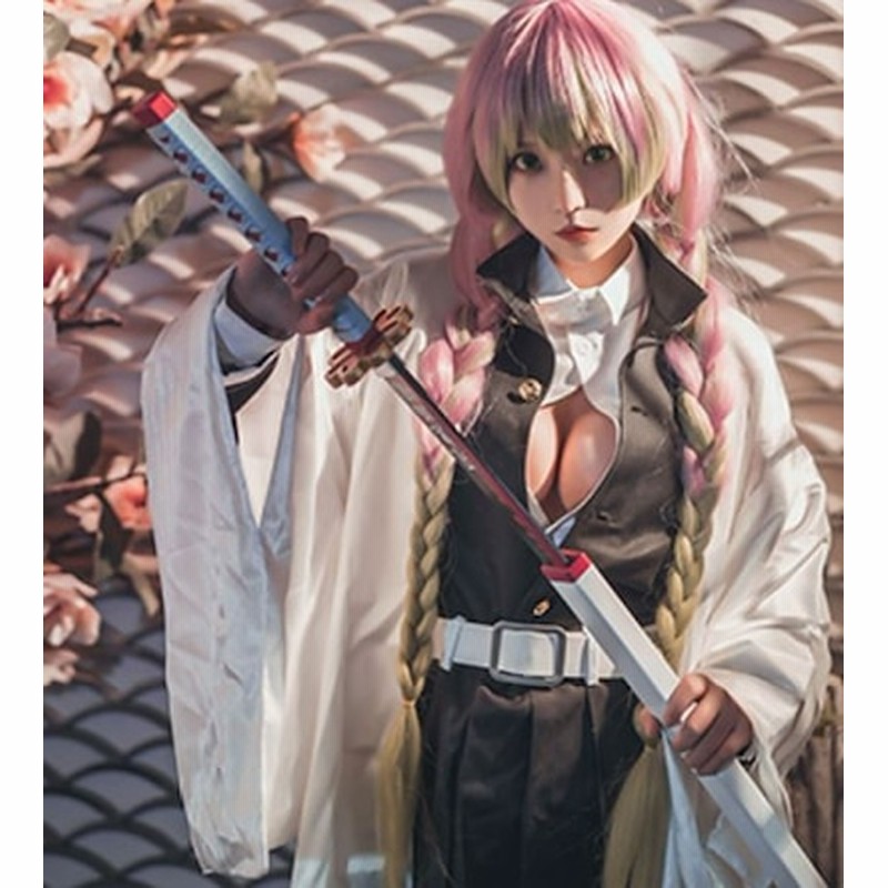 蜜璃 みつり コスプレ衣装 かんろじ 鬼殺隊隊服 きめつのやいば イベント 仮装 甘露寺 コスチューム ウィッグ 鬼滅の刃 通販 Lineポイント最大get Lineショッピング