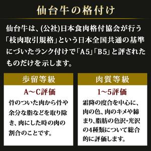 ふるさと納税 仙台牛 カルビ 800g 宮城県石巻市