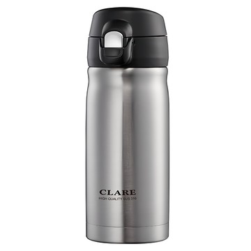 CLARE 絢彩真空彈跳杯  不銹鋼色  320cc  1個