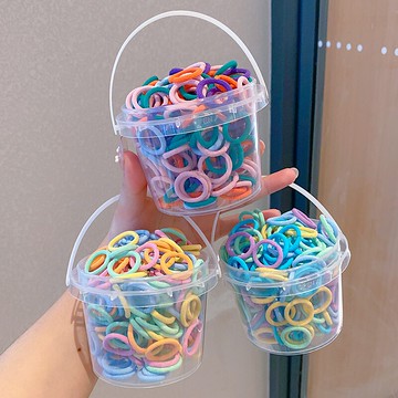 兒童皮筋不傷發女童頭繩寶寶發飾嬰兒小發圈扎頭發拇指圈頭飾