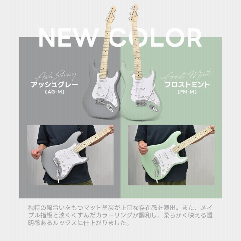 ギター入門者セット 楽天市場】エレキギター SELDER ST-16 13点 初心者セット