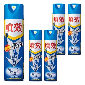 噴效 油性噴霧殺蟲劑  5瓶