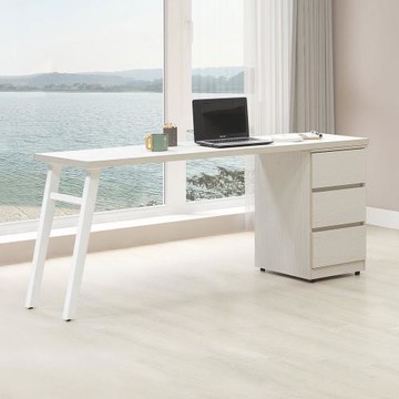 【Homelike】 喜家居150cm三抽造型書桌(2503)