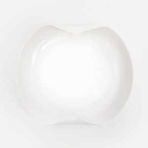 伊登強化瓷深盤20cm 折邊白