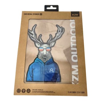KZM OUTDOOR 車貼 M   麋鹿先生  1包  麋鹿先生 多色