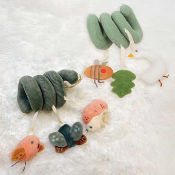 【Bimbidreams】捲捲安撫玩具 22x13cm / 安撫娃娃 推車汽座玩具