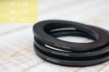 大轉小 口徑 濾鏡 轉接環【82轉62mm 82轉67mm】全金屬【中壢NOVA-水世界】