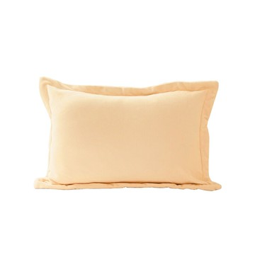 CINN卓瑩光波-粉橘刷毛枕套-1入