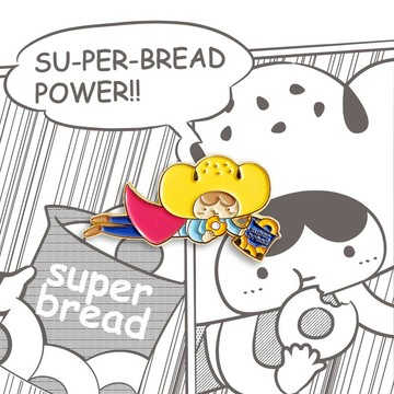 雞尾包仔仔金屬胸針