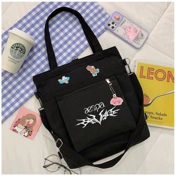 aespa Savage應援周邊劉知珉柳智敏寧藝卓書包學生單肩包斜挎背包