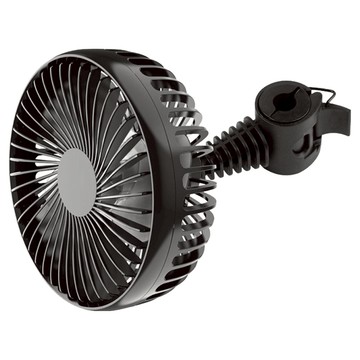 YORI CAR 優里 車用後座風扇  黑色  單一商品