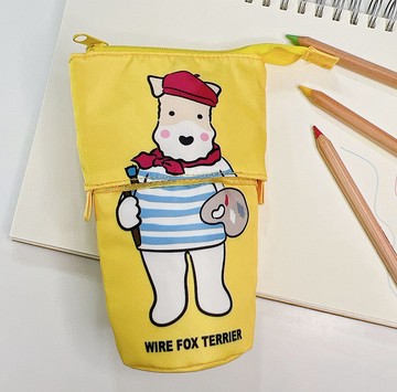Wirefoxterrier 小畫家伸縮筆袋