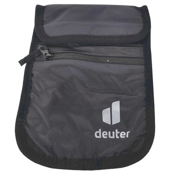 deuter SECURITY WALLET II 隱藏式錢包 多層夾層 可調背帶  黑  14 x 18cm