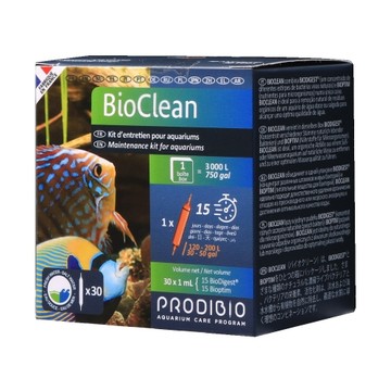 P老闆水族~法國PRODIBIO普洛迪 BIOCLEAN 二合一活菌淨化組 1盒30支 PR967 淡海水適用