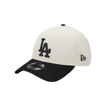 NEW ERA 9FORTY 940 COLOR BLOCK 洛杉磯 道奇 LA 奶油/黑 雙配色 老帽 棒球帽