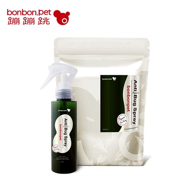 蹦蹦跳 小清新有機防蟲噴霧120ml＋補充包360ml（狗貓用）_廠商直送