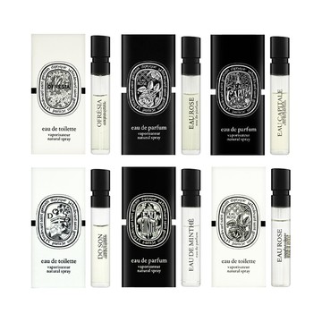 Diptyque 針管系列淡香水/淡香精 1.2ml (玫瑰之水/杜桑/小蒼蘭/花都之水/青蕨)