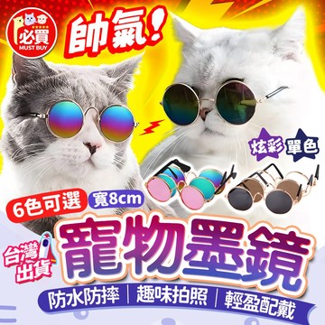 ❤️必買❤️ 寵物墨鏡 寵物太陽眼鏡 貓咪墨鏡 狗狗墨鏡 狗眼鏡 貓眼鏡 潮流寵物眼鏡 拍照道具 造型飾品