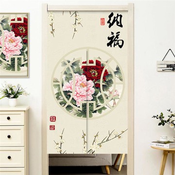 【嵐楓居家】富貴吉祥對開85x180_納福_廠商直送