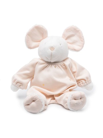Chloé Kids - Mouse in Playsuit soft toy - kids - Cotton/Polyester - One Size - White