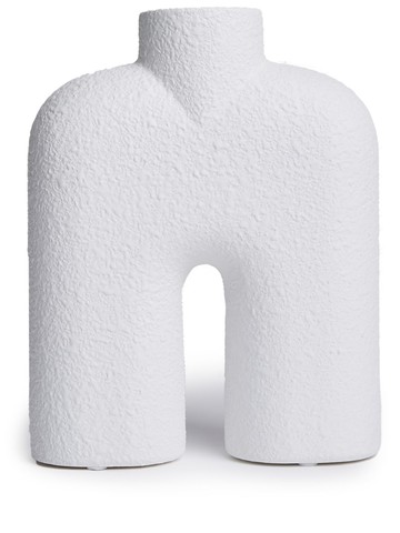 101 Copenhagen - Cobra textured-finish vase (23cm) - unisex - ceramic - One Size - White