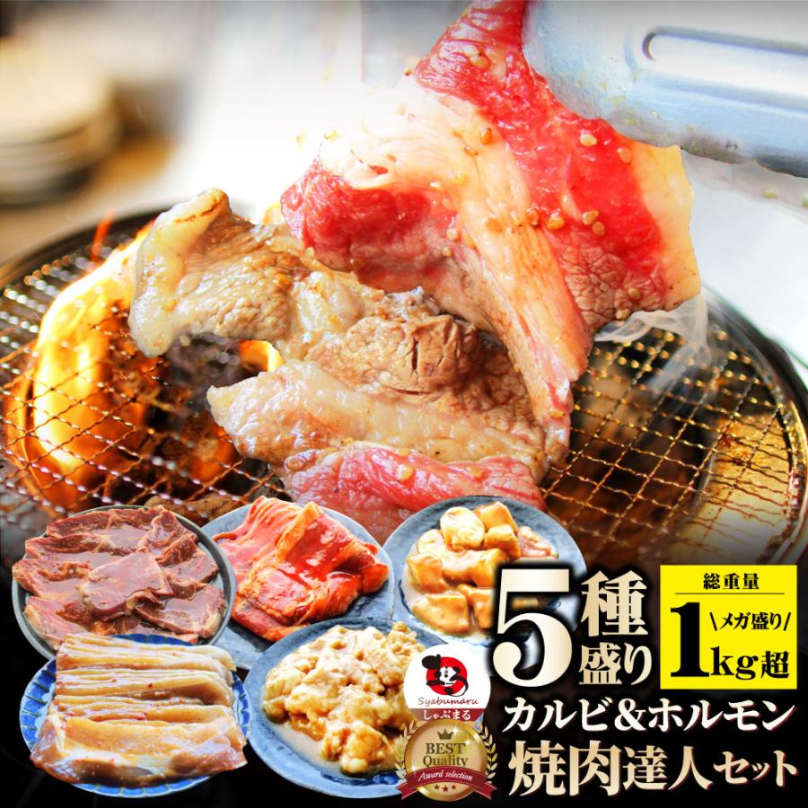 焼肉 セット 牛肉 肉 達人セット 5種盛り 食べ比べ5人前 カルビ ホルモン 福袋 お歳暮 ギフト 食品 プレゼント 女性 男性 お祝い 新生活