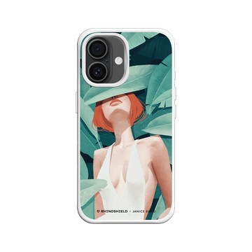 iPhone 16 SolidX 白 - Janice Sung - Orange 橘