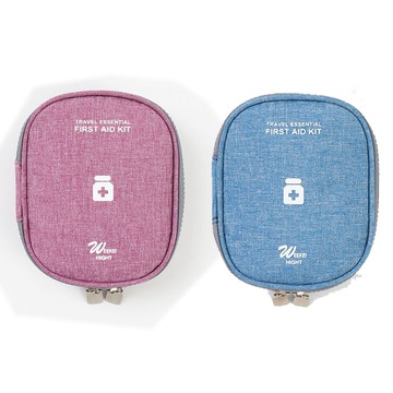 【iSFun】隨身收納＊牛津十字醫醫藥化妝包/小號