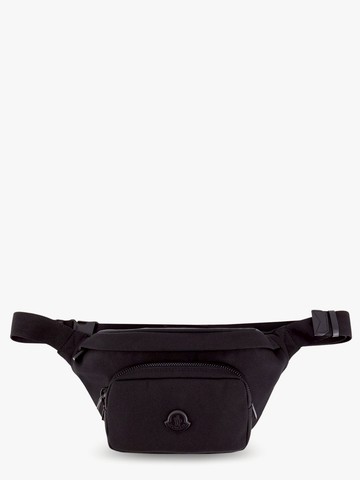 Nylon belt bag with frontal logo patch - MONCLER - gender_Man