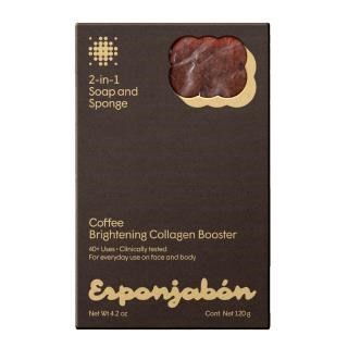 香氛皂 Esponjabon 二合一海綿香皂 咖啡活力(120g)
