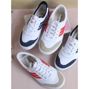 肥版春季帆布鞋舒適男鞋女鞋情侶鞋腳肥軟底舒適小白鞋女士休閑鞋