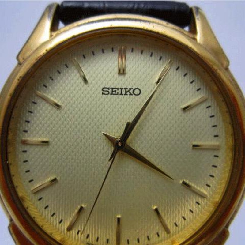 稼働品！SEIKO セイコー 1998年製 オールド クォーツ メンズ 腕時計