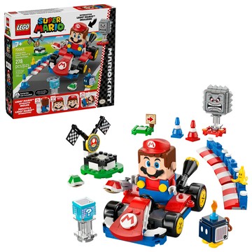 LEGO 72043 瑪莉歐系列 瑪利歐賽車TM 樂高 瑪利歐與標準車 Mario KartTM – Interactive LEGO® MarioTM & Standard Kart  1套  混和顏色